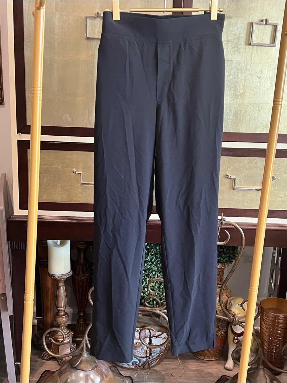 Athleta  women’s Navy Stretch Straight-Leg Pants